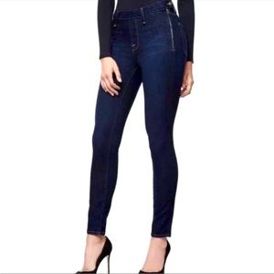 Good American Good Legs High Waist Skinny Jeans Side Zip & Button Closure 2/26